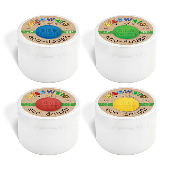 Child playing with gluten-free Eco-Dough — soft, non-toxic sensory play dough