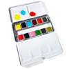 Collapsible paintbrush and water vial from the Watercolors To-Go travel art kit