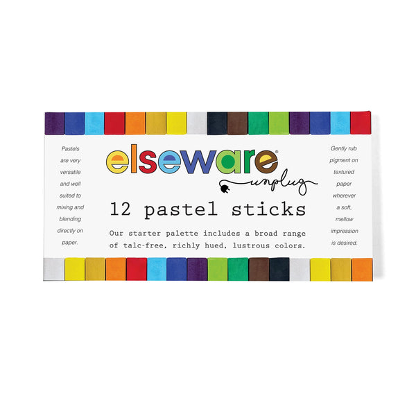 Pastel Sticks – Talc-Free Oil Pastels – 12 Vibrant Colors
