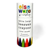 Elseware Unplug eco-friendly beeswax crayons for kids in reusable cardboard tube