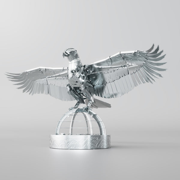 Unity Wings eagle model kit box artwork on a grey background