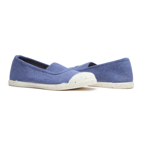 Slip into Sustainability: Eco-Friendly Denim Canvas Slip-on Shoes for Kids by Childrenchic