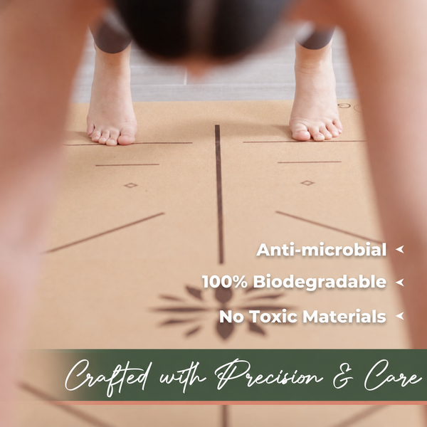 Eco-Friendly Cork Yoga Mat – Non-Slip, Extra Thick & Sustainable