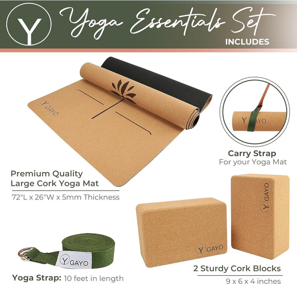 Ultimate Cork Yoga Essentials Kit
