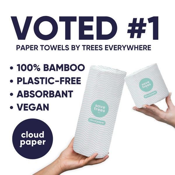 Cloud Paper Bamboo Paper Towels offer a sustainable, eco-friendly alternative. Made from fast-growing bamboo, they're soft, absorbent, & plastic-free! Enjoy convenient subscriptions, free shipping, & feel good about your clean. Shop now & make the switch!