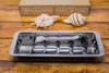 Stainless Steel Ice Cube Tray with Easy Release Handle | BPA-Free Metal Ice Tray
