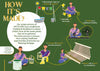HHPLIFT reversible placemats made from reclaimed plastic waste displayed as a set