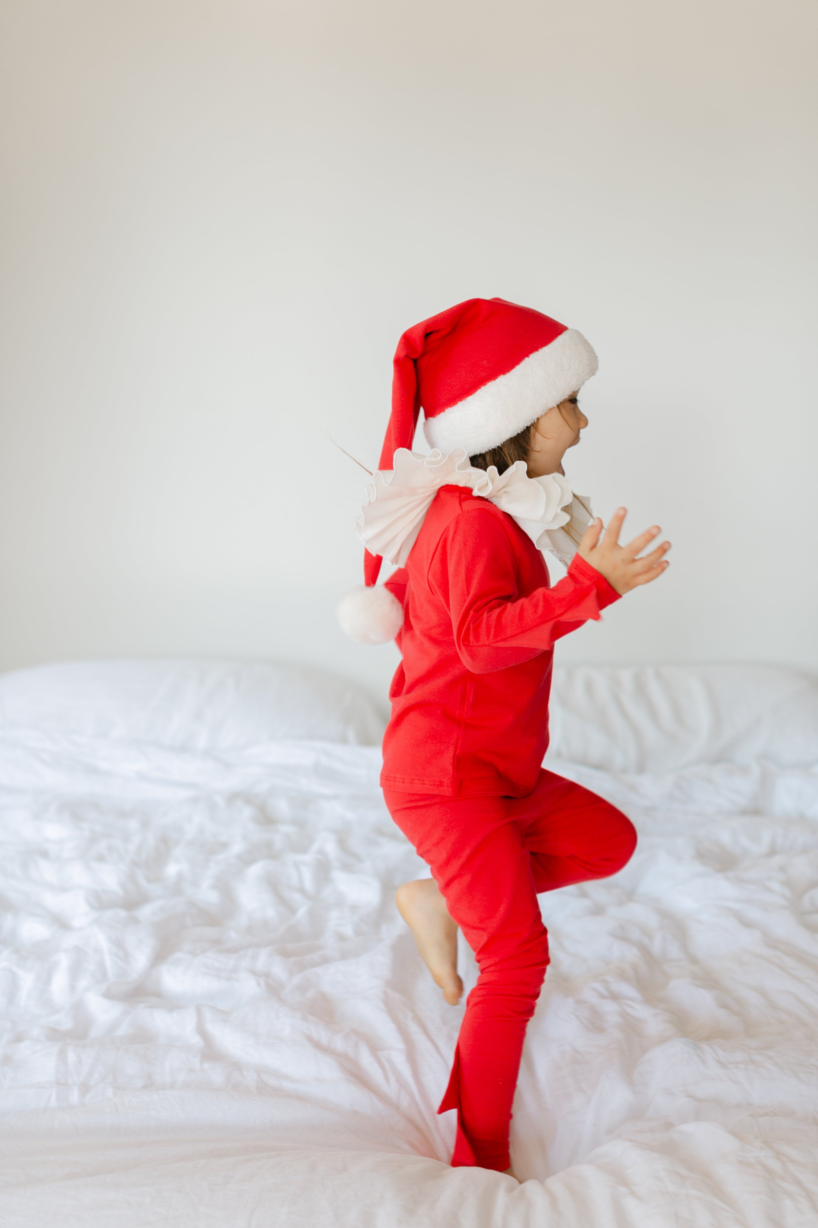 Baby & Kids Red Elf & Santa Pajama Costume – Soft Cotton Holiday Sleepwear