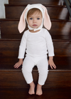 Ivory bunny costume for babies with lop-eared bonnet, product view 3