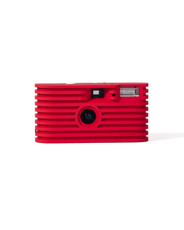 FOTOFOTO FF-1 Zero-Waste 35mm Film Camera – 100% Recycled, Orange