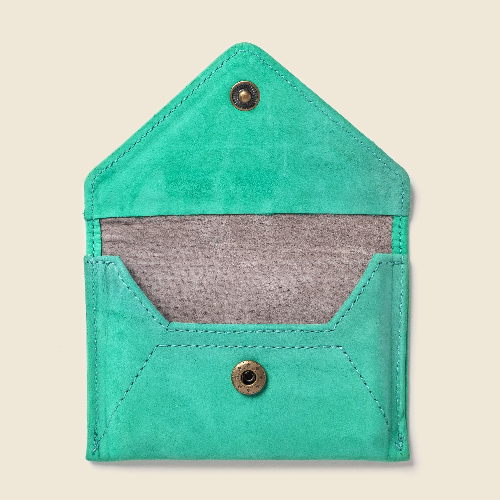 Mini Envelope Wallet With RFID protection - Mint