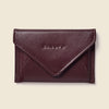 Mini Envelope Wallet With RFID protection - Burgundy