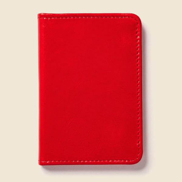 Compact Bifold with RFID Protection - Fire Red
