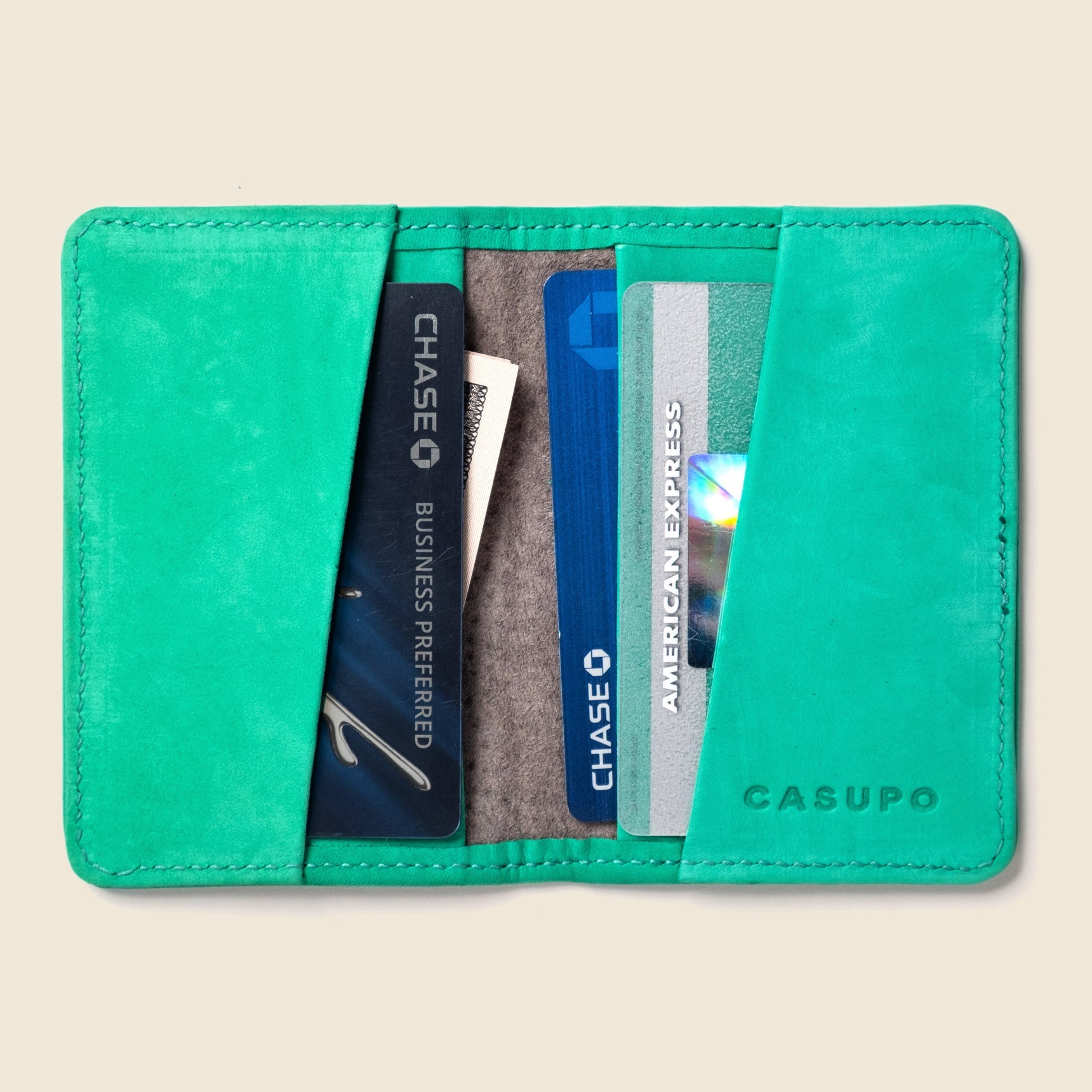 Compact Bifold with RFID Protection - Mint