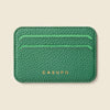 Mag Safe Leather Wallet with RFID - Green