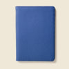 Shop the Leather Passport Wallet with RFID Shield in cobalt blue. Full grain leather, handcrafted design, and RFID protection make this travel wallet secure and stylish.