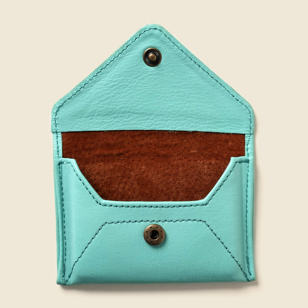 Mini Envelope Wallet With RFID protection - Baby Blue