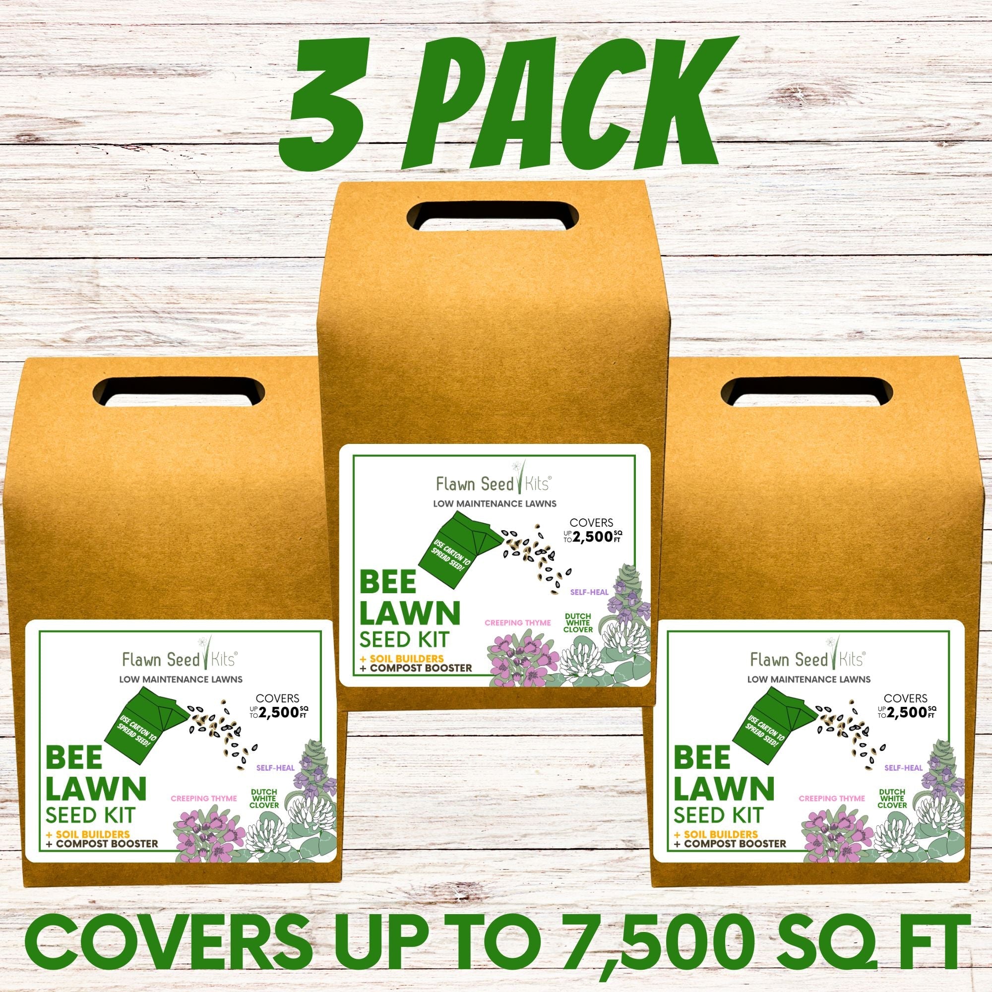 Easy Grow Dutch Clover Bee Lawn Eco-Friendly Kit