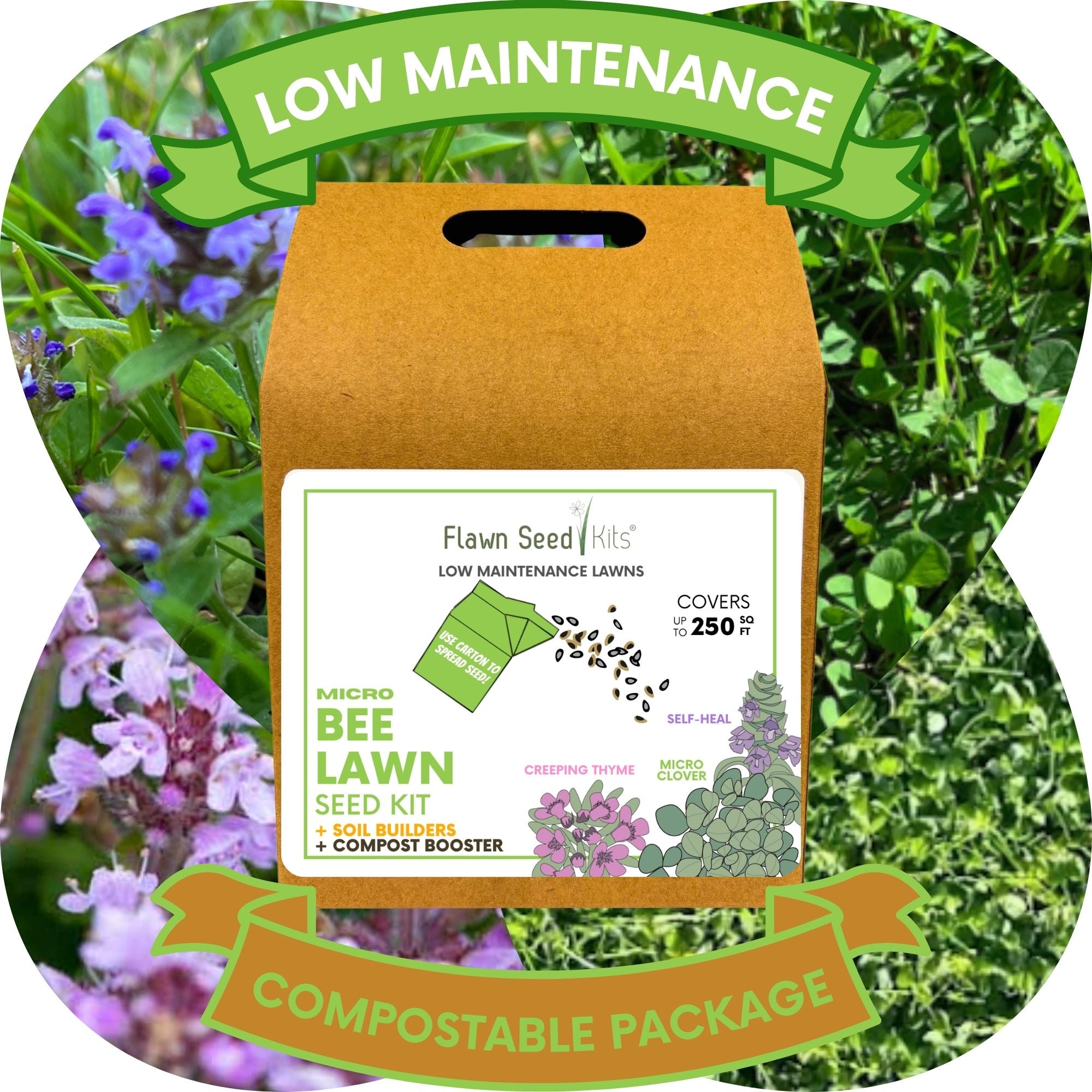 Easy Grow Micro Bee Lawn Eco-Friendly Kit