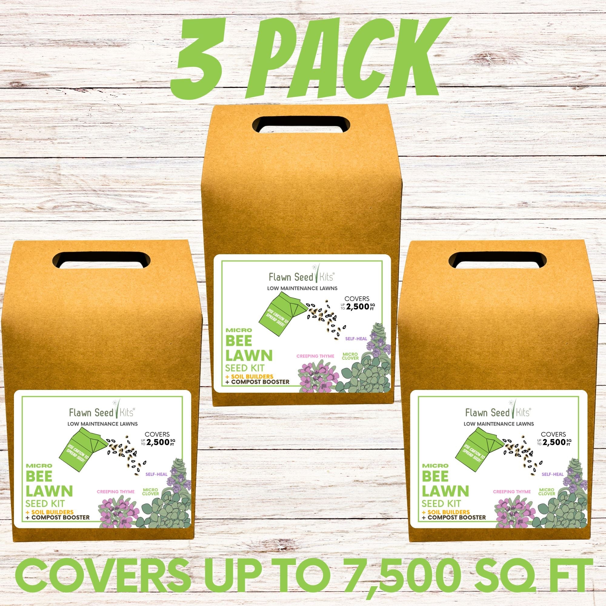 Easy Grow Micro Bee Lawn Eco-Friendly Kit