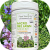 Micro Bee Lawn Seed Mixture - Easy Spread Shaker: Your Low-Sting, Eco-Friendly Oasis