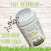 Micro Bee Lawn Seed Mixture - Easy Spread Shaker: Your Low-Sting, Eco-Friendly Oasis