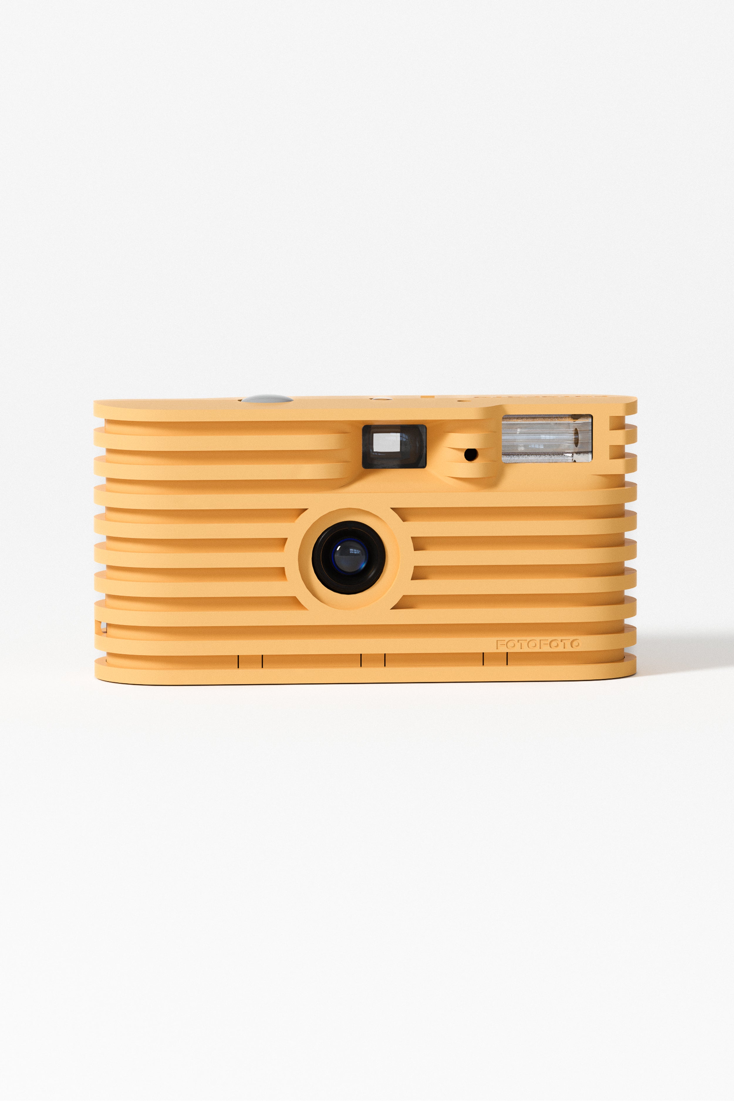 FOTOFOTO FF-1 Zero-Waste 35mm Film Camera – 100% Recycled, Orange