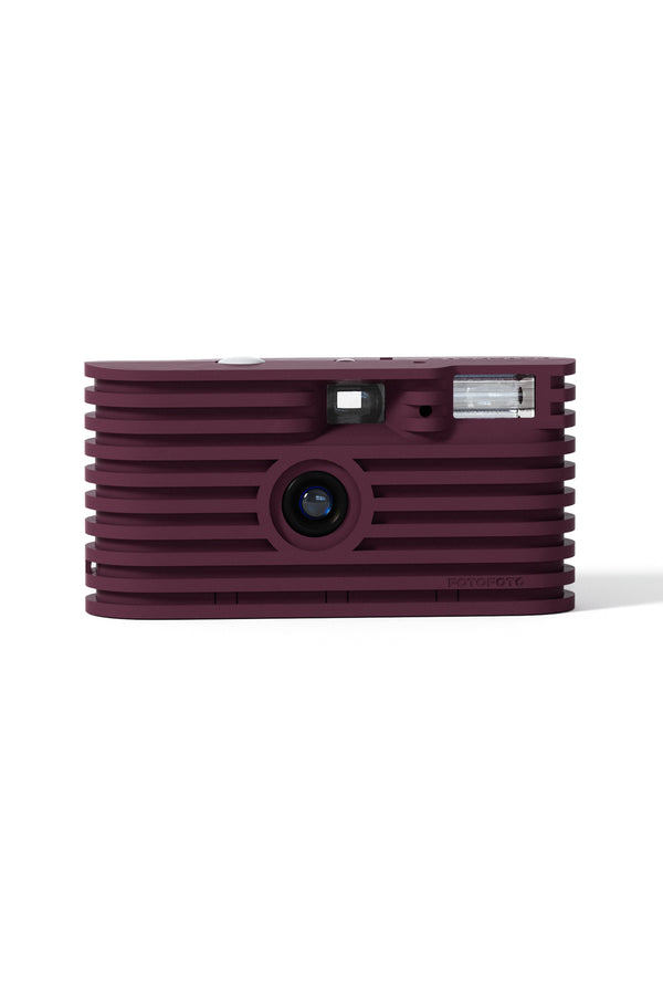FOTOFOTO FF-1 Zero-Waste 35mm Film Camera – 100% Recycled, Orange