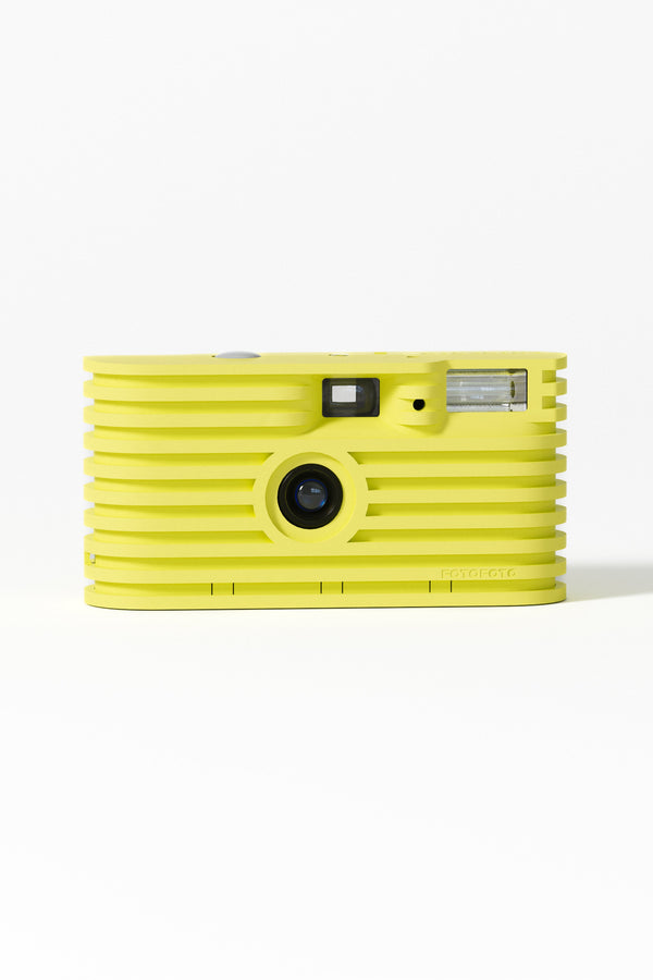 FOTOFOTO FF-1 Zero-Waste 35mm Film Camera – 100% Recycled, Orange