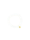 Fair Anita white agate burst charm bracelet flat lay product shot