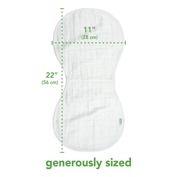 Organic Cotton Muslin Burp Cloths (3 pack)