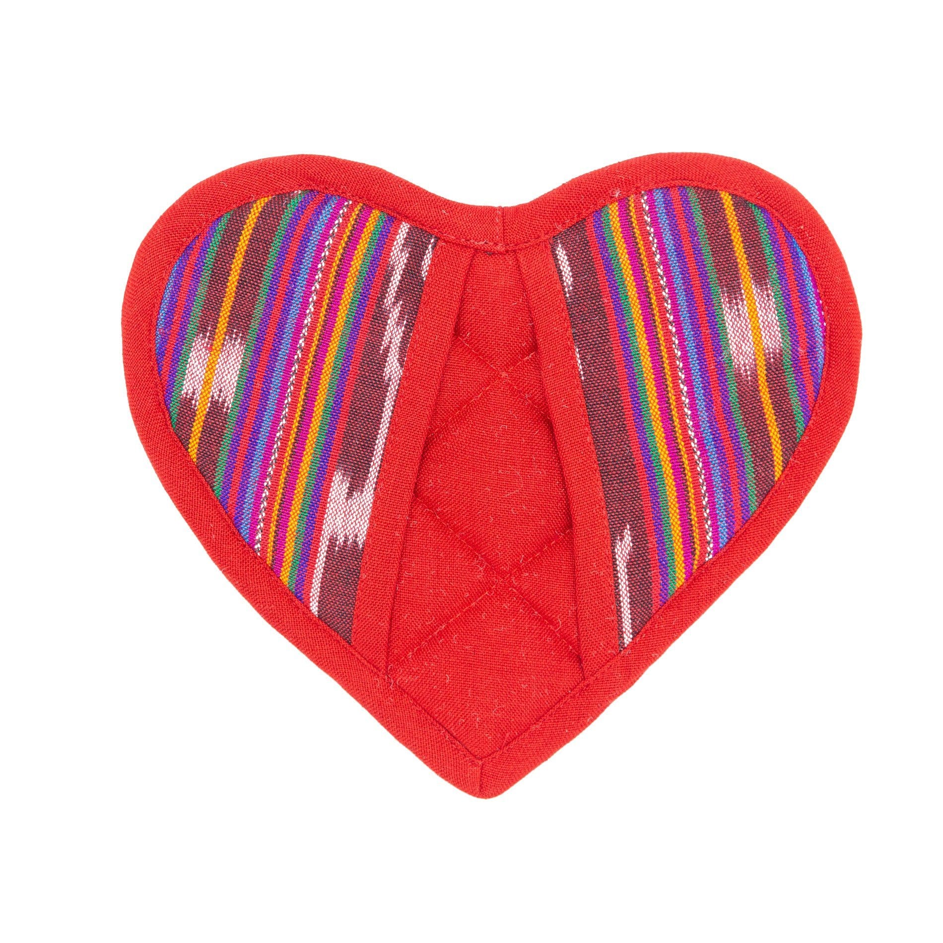 Protect your hands with love using our Heart-Shaped Pot Holder. This adorable and functional kitchen accessory is perfect for any occasion and supports fair trade practices.