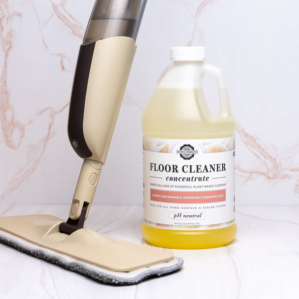 Wild Flowers Floor Cleaner Concentrate — Non-Toxic Plant-Based pH Neutral Floor Cleaner | Safe for Kids, Pets & All Hard Floors | Made in the USA