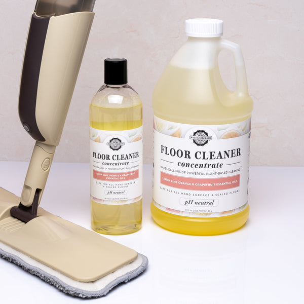 Wild Flowers Floor Cleaner Concentrate — Non-Toxic Plant-Based pH Neutral Floor Cleaner | Safe for Kids, Pets & All Hard Floors | Made in the USA