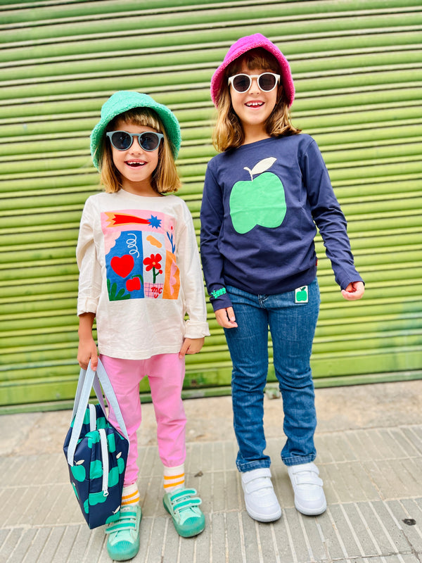 Recycled Cotton Kids Leggings | Sustainable & Stretchy