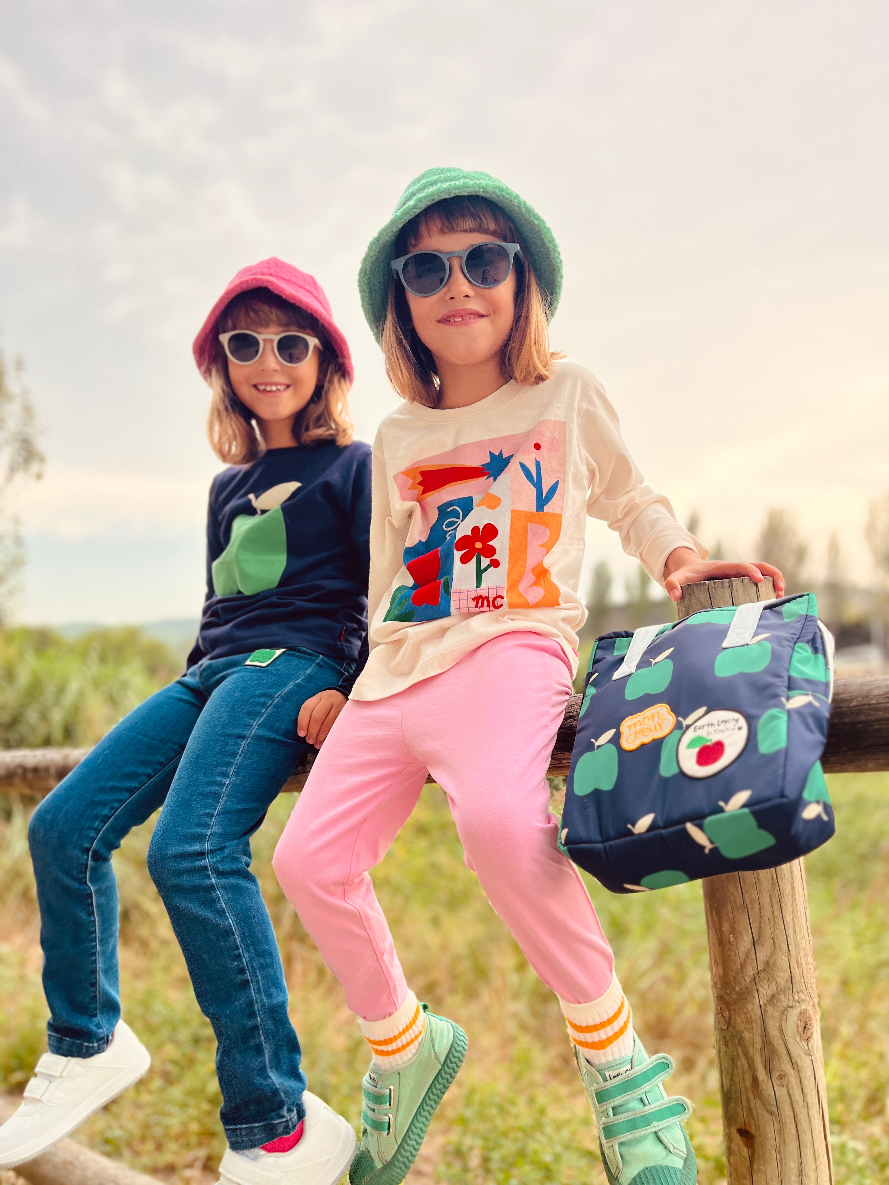 Recycled Cotton Kids Leggings | Sustainable & Stretchy