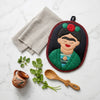 Frida the Artist Potholder handmade by UPAVIM artisans in Guatemala
