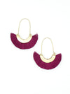 Fringe Hoop Earrings – Handcrafted, Ethical & Nickel-Free