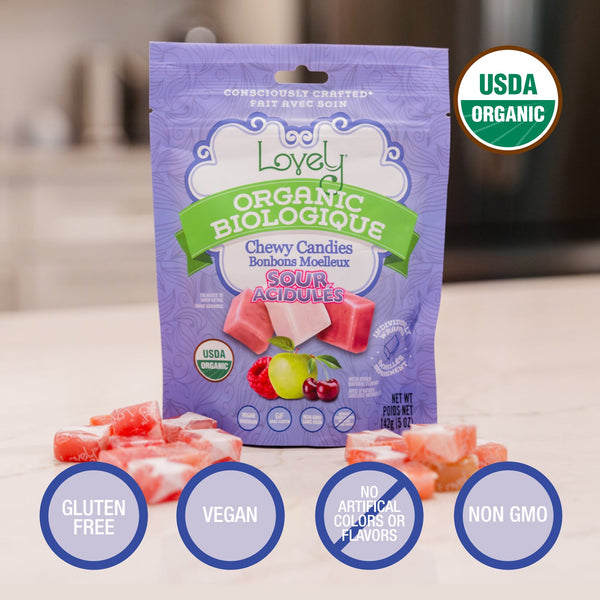 Organic Sweet Tooth Sampler - Lollipops & Chewy Candy