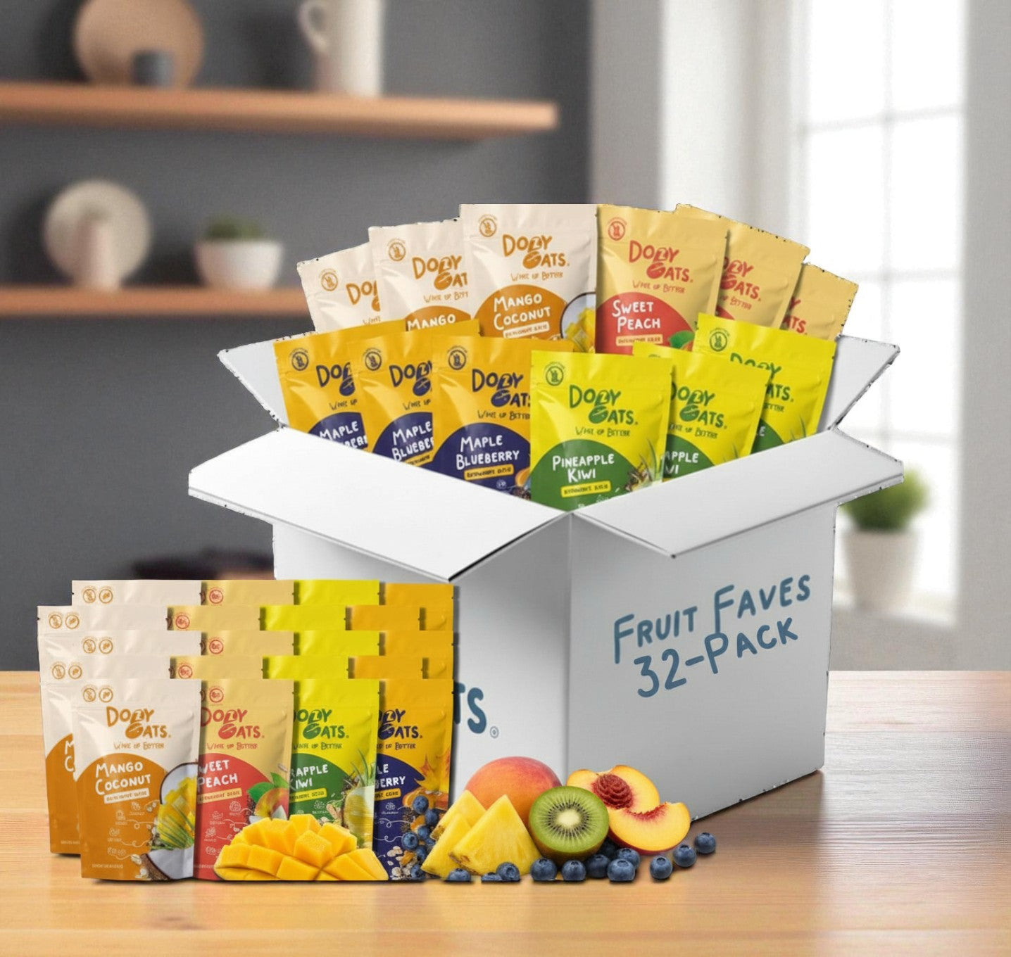 Dozy Oats Fruity Faves Variety Pack – Gluten Free Overnight Oats