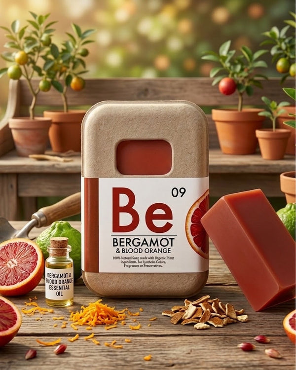 Organic Blood Orange & Bergamot Soap – Natural Citrus Bar by Seattle Seed Co.