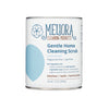 Meliora Gentle Home Cleaning Scrub Powder canister in unscented formula