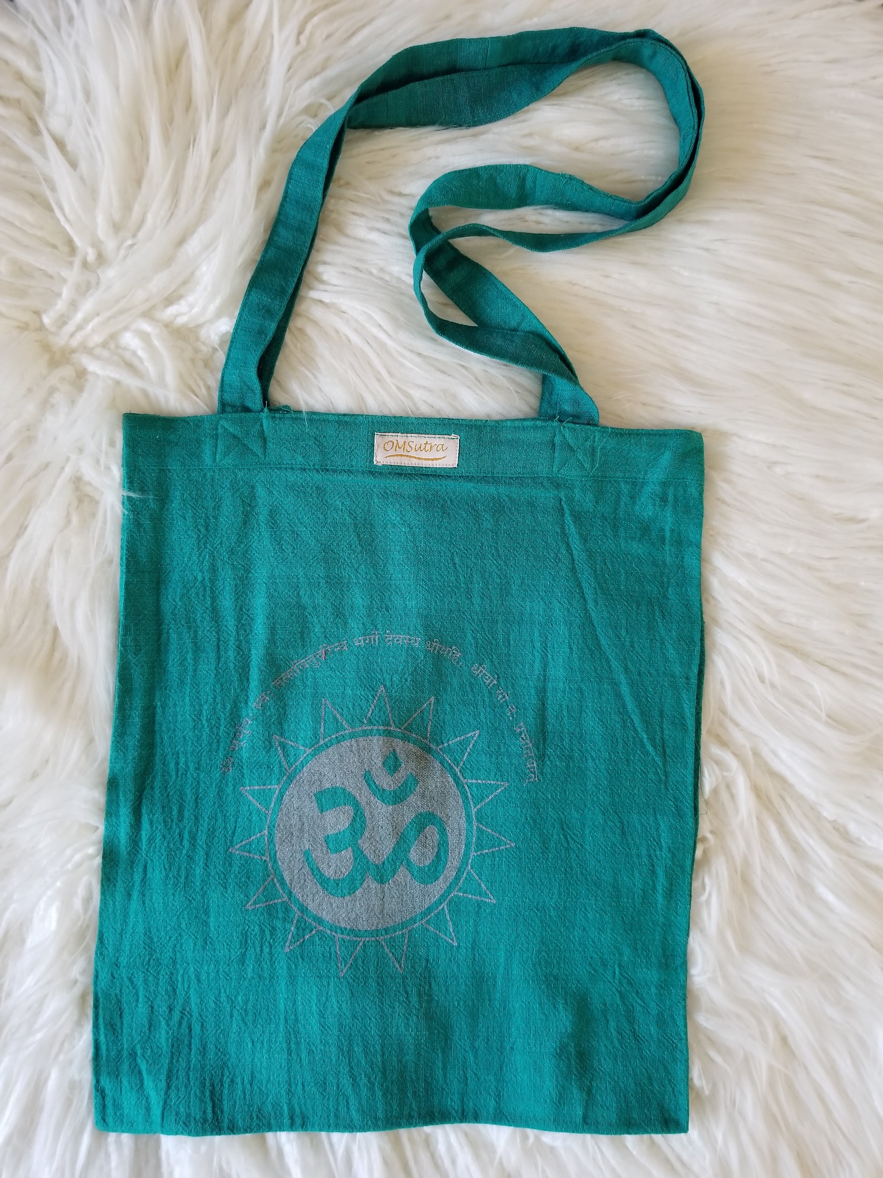 Gayatri Mantra Book Tote Bag