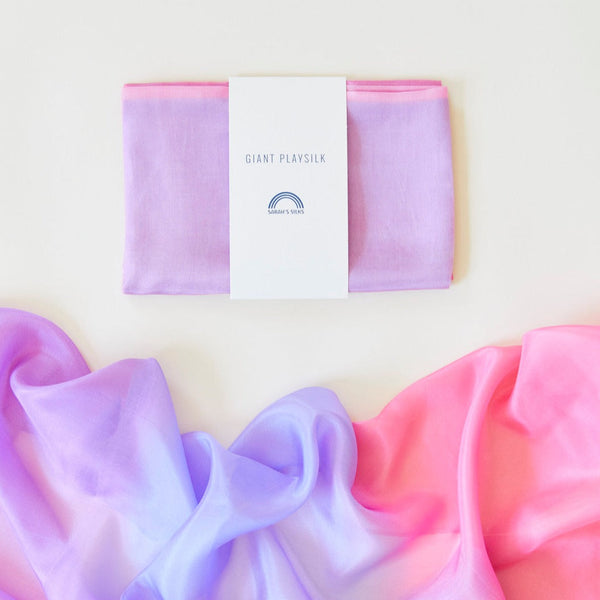 Sarah's Silks Giant Blossom Playsilk – 100% Pure Mulberry Silk, 70x35"