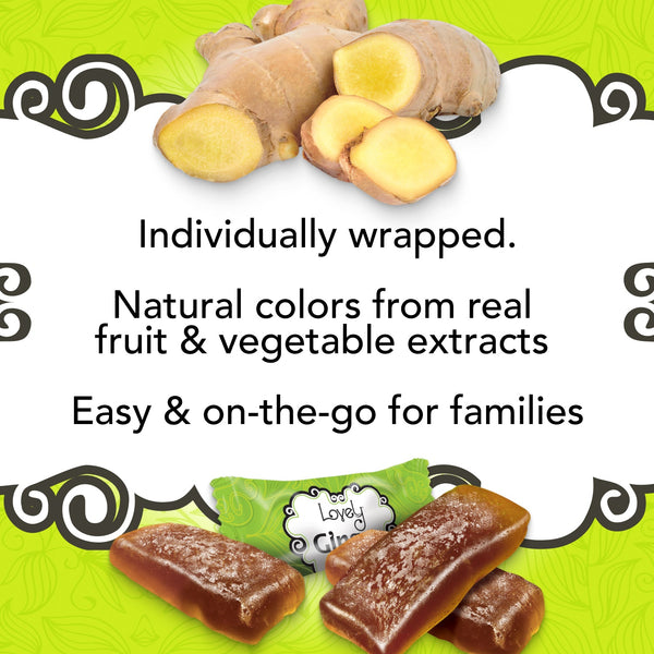 Benefits of Ginger Chews made with real Indonesian ginger