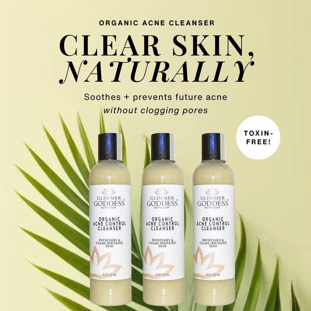 Organic Acne Cleanser with Hemp Seed Oil – Face & Body Wash
