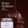 Glimmer Goddess Organic Chocolate Cherry Face Mask lifestyle ad showing radiant skin results