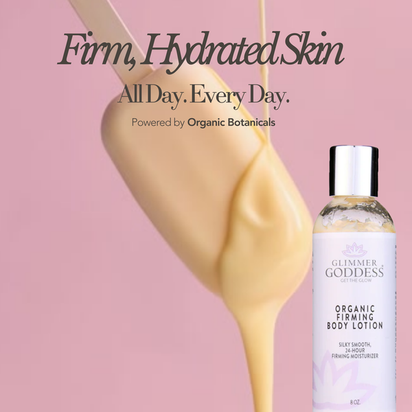 Organic Firming Body Lotion – Skin-Tightening with Aloe & Rosehip