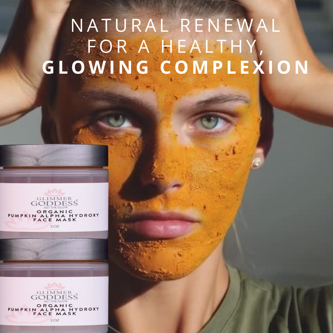 Organic Pumpkin AHA Face Mask – Exfoliating Treatment for Brighter, Smoother Skin