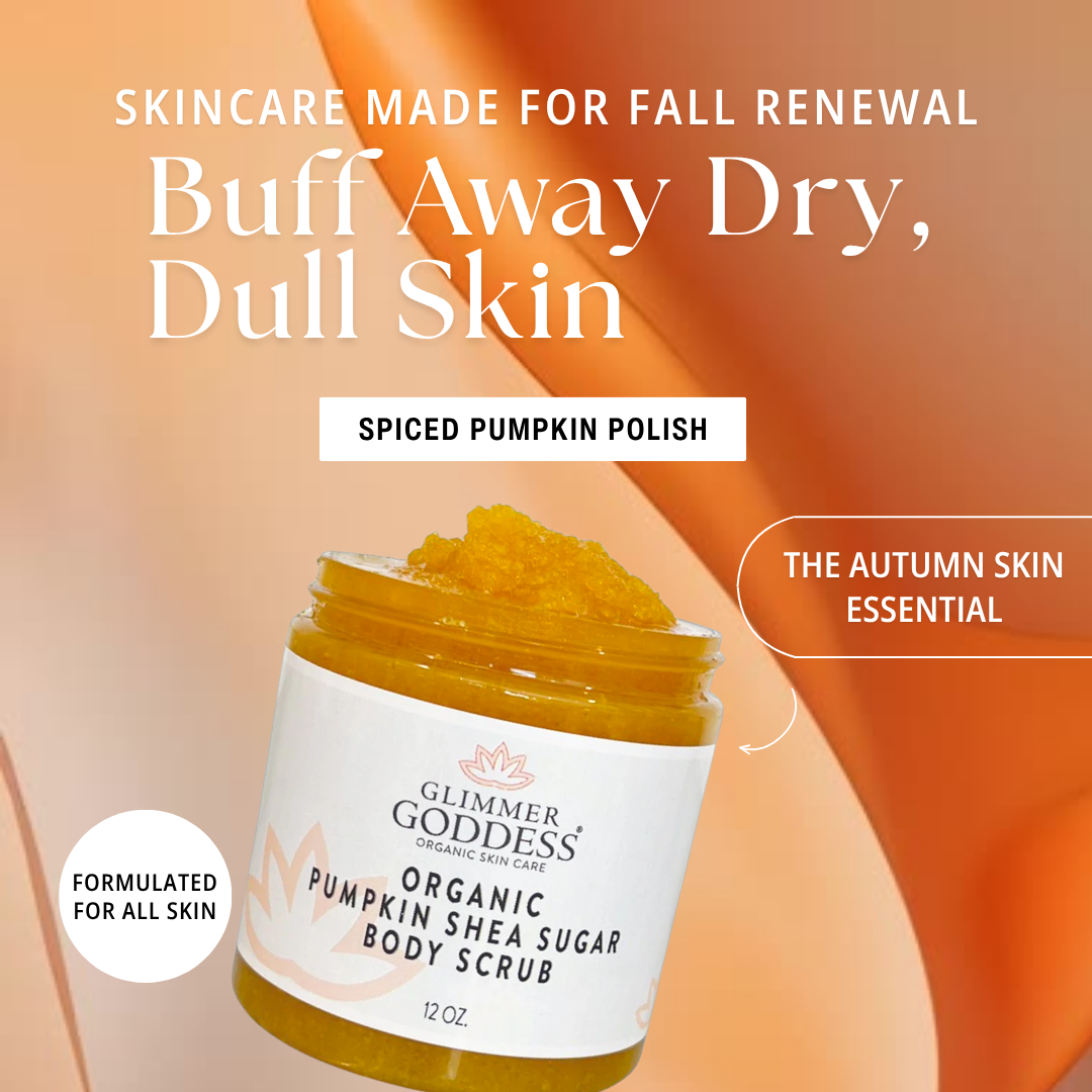Organic Pumpkin Shea Sugar Body Scrub – Fall Exfoliator for Glowing Skin